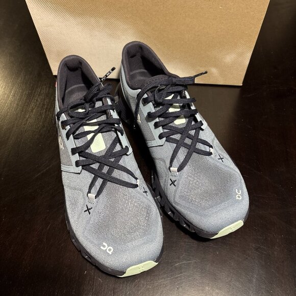 On Cloud X 3 Women’s Wash/Ink Size 8.5 In Blue. New. Running. - Picture 5 of 7